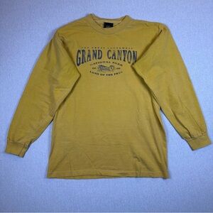 Grand Canyon Long Sleeve Tee - Mustard men’s size Medium